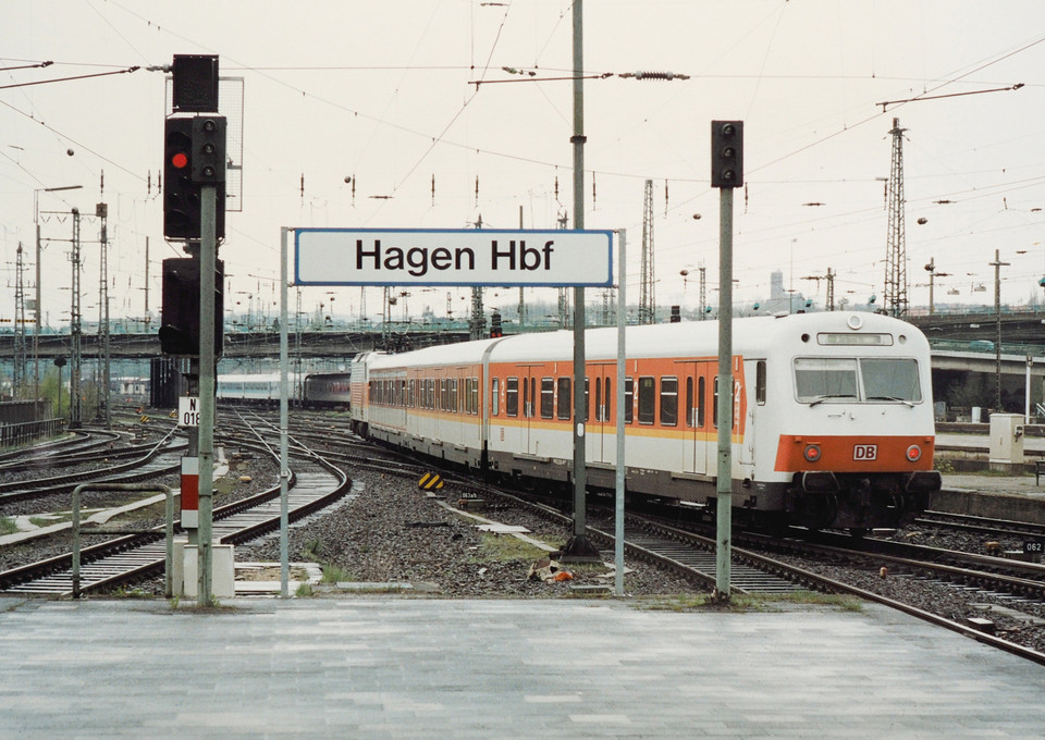 Historische Aufnahme einer S-Bahn