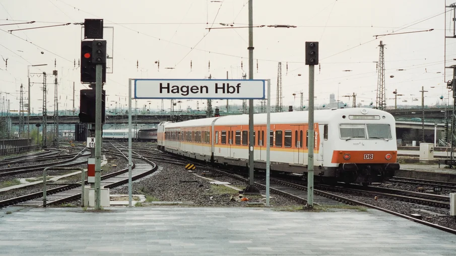 Historische Aufnahme einer S-Bahn